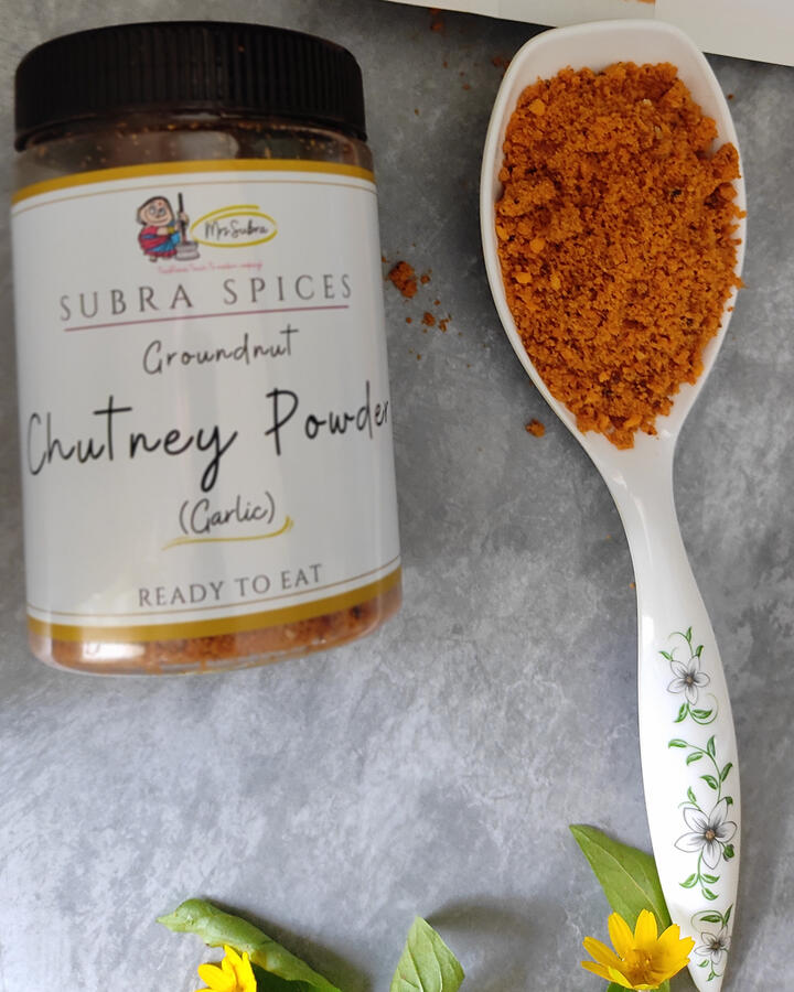 Groundnut Chutney powder with Garlic