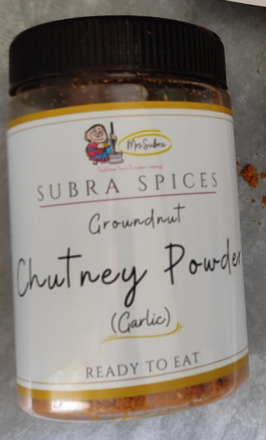 Groundnut Chutney powder with Garlic - Podis and Everyday essentials