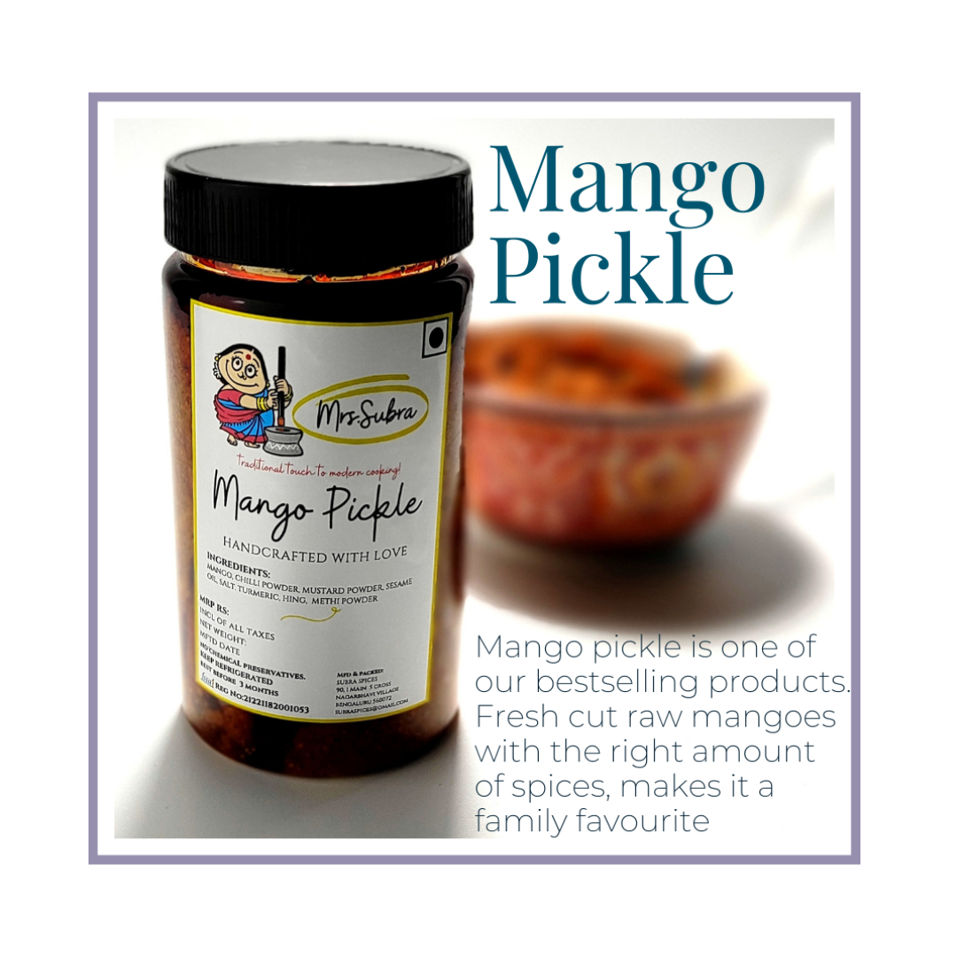 Mrs.Subra Mango Pickle subraspices