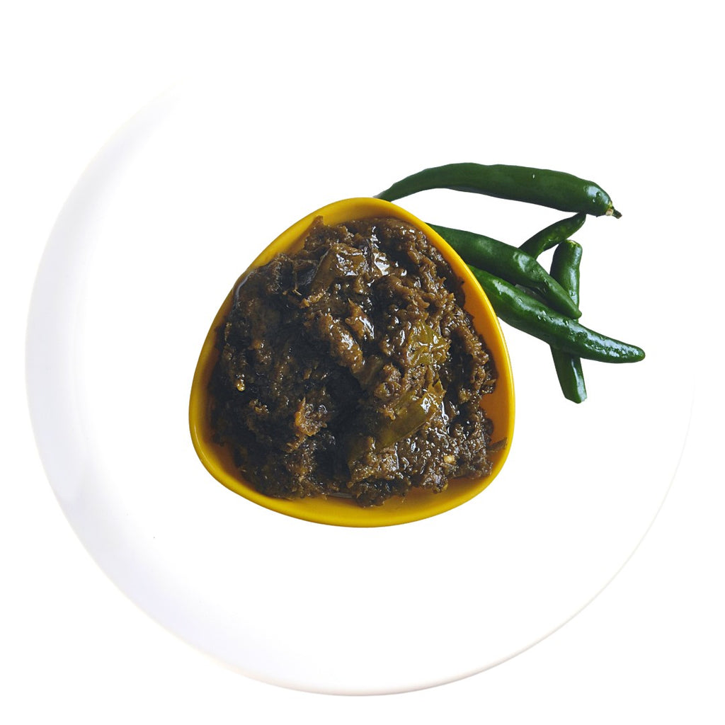 Mrs.Subra Green Chilli Pickle subraspices